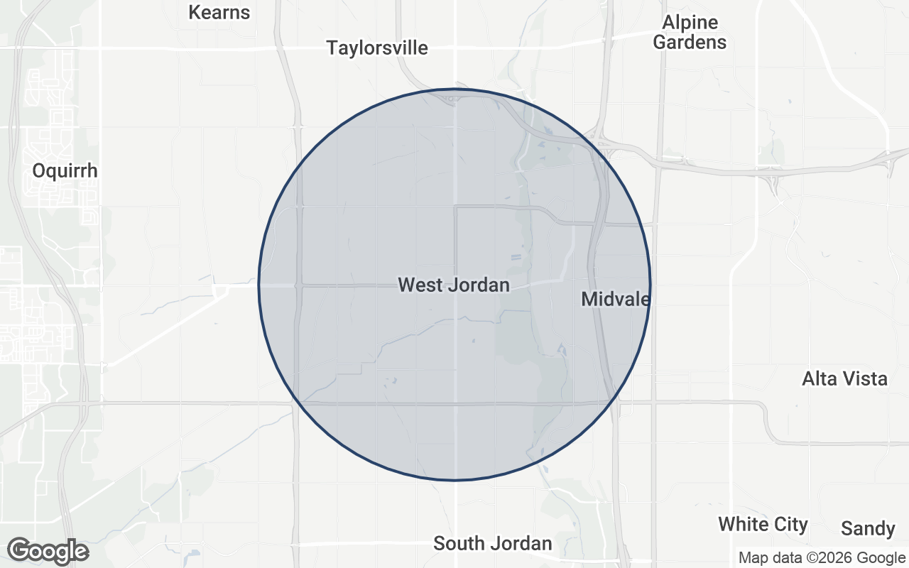 Map of the general area