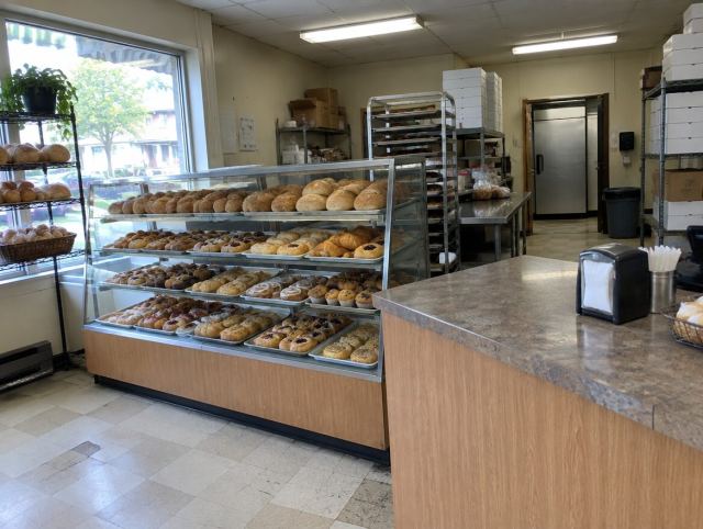 Neighborhood bakery and cafe with wholesale accounts