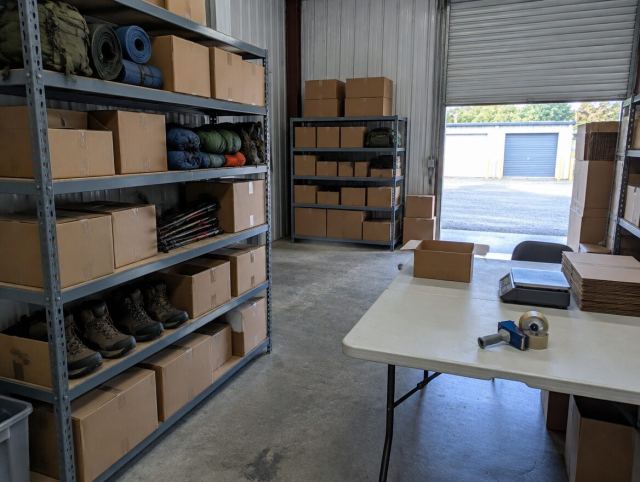E-commerce outdoor gear brand, relocatable