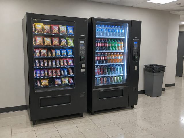 Vending route: 34 machines in offices and schools
